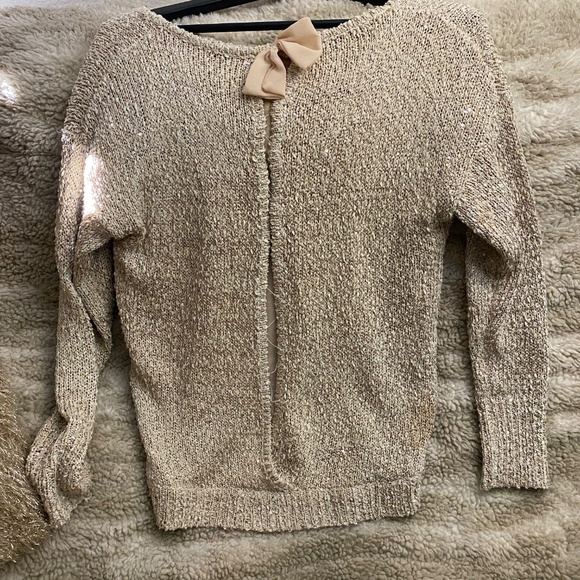 Sequin open back sweater - Picture 2 of 3